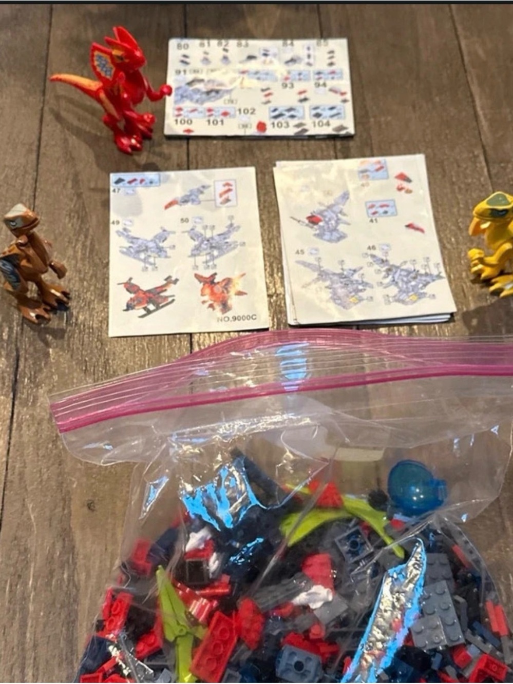 Building Block Dino Set of 3